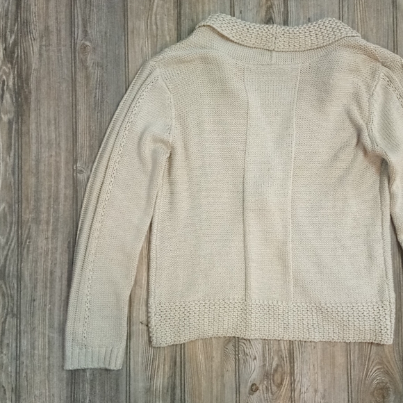 Long Sleeve Knit Crochet Cardigan Sweater Top - Picture 12 of 15